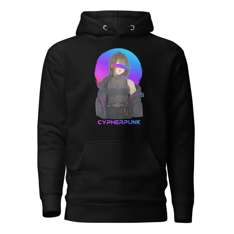 PulseChain Cypherpunk Girl Unisex Hoodie