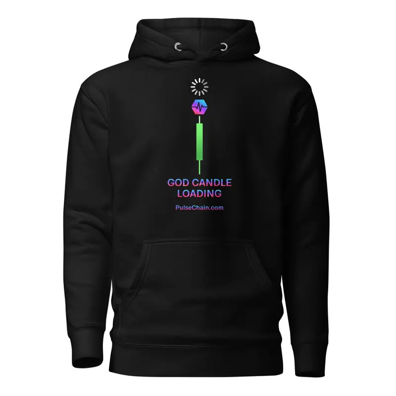 PulseChain GOD CANDLE Unisex Hoodie