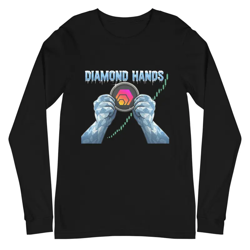 HEX Diamond Hands Unisex Long Sleeve Shirt