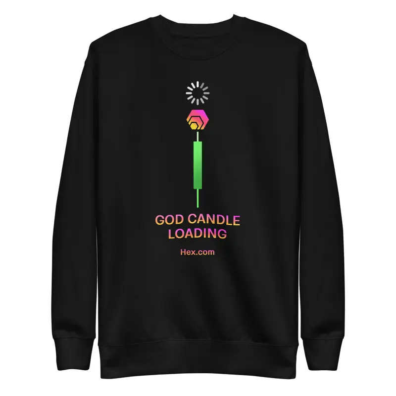 HEX GOD CANDLE Unisex Sweatshirt